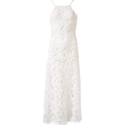  'Chloe' crochet white beach dress with open back