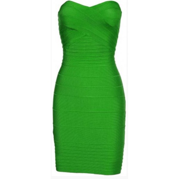 dark green bandage dress